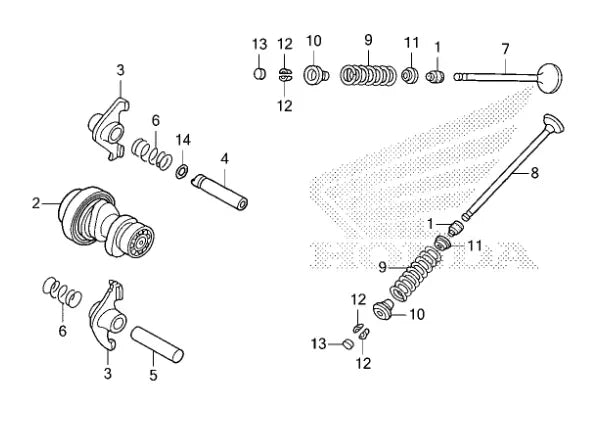 Camshaft-Valve - Honda Ruckus OEM – Secret Import