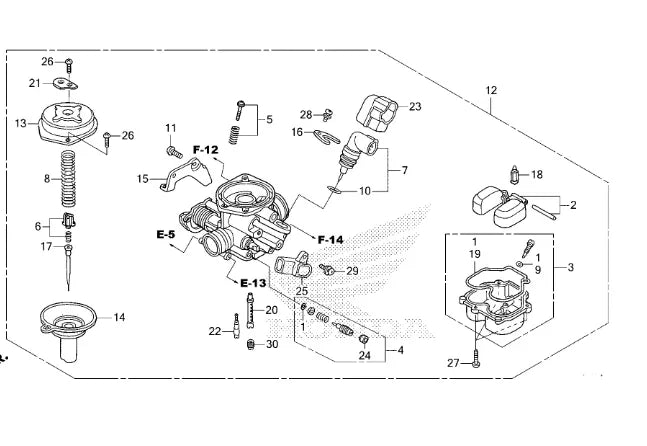 Carburetor - Honda Ruckus OEM – Secret Import