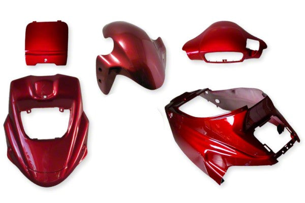 Red Fairing Kit PGO Big Max - Kit carénage rouge PGO Big Max - BM01301