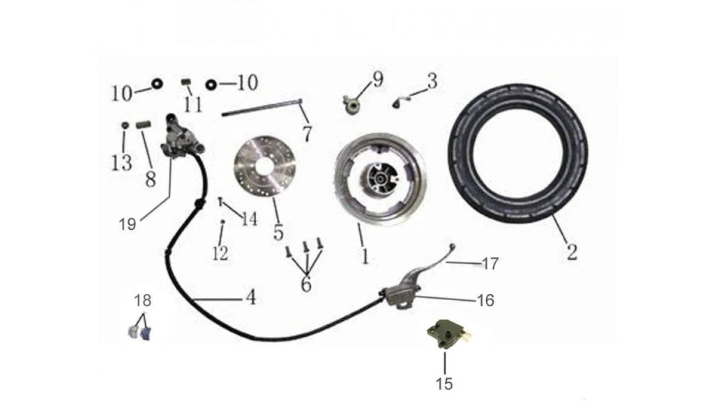 [10] RONDELLE DE PROTECTION DU SUPPORT (SCOOTTERRE OEM)