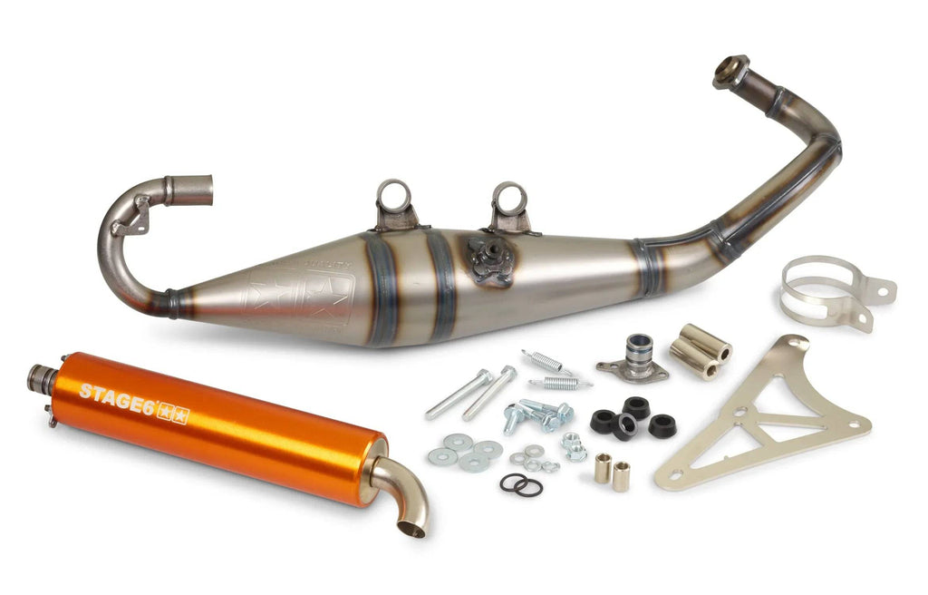 Exhaust Stage6 Pro Replica Piaggio - Pot d'échappement Stage6 Pro Réplique Piaggio - S6-9114004/OR