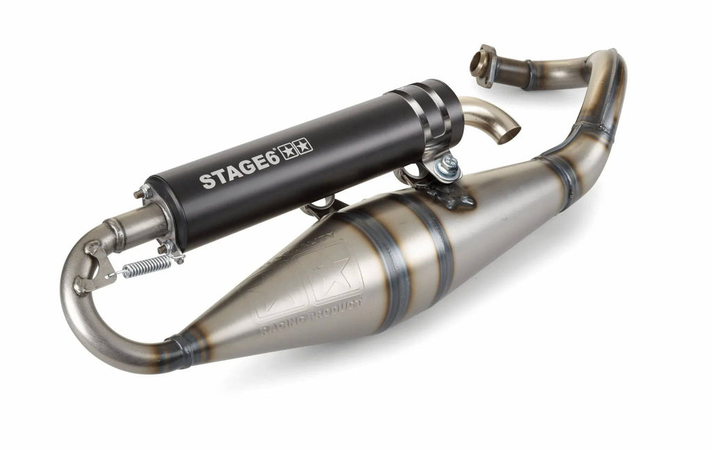 Exhaust Stage6 Pro Replica Piaggio - Pot d'échappement Stage6 Pro Réplique Piaggio - S6-9114004/BK