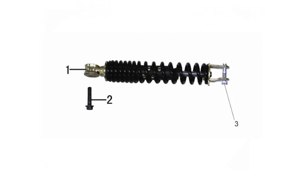 [1] AMORTISSEUR ARRIÈRE SCOOTTERRE OEM (BISTRO 2010-2017)