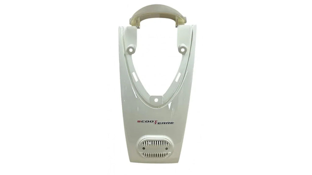 [80] SUPPORT CENTRAL PLASTIQUE DE PHARE AVANT CRÈME (2021-2022) SEG4-2-1 (SCOOTTERRE OEM)