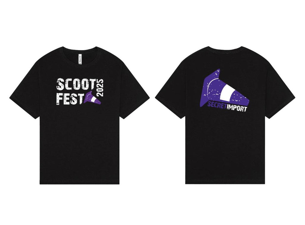 Black T-Shirt Unisex SCOOTFEST 2025
