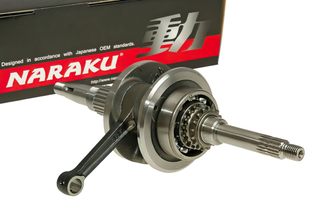 Naraku Cranshaft (Bws/zuma) Minarelli 4T Crankshaft Naraku (Bws/Zuma 50F & 50X 4T / Vino / C3) - Vilebrequin Naraku (Bws/Zuma 50F & 50X 4T / Vino / C3)