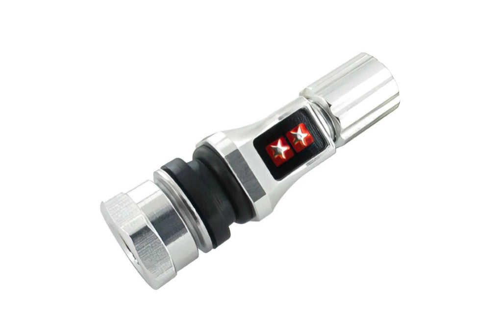 Stage6 Cnc Tire Valve Straight Chrome