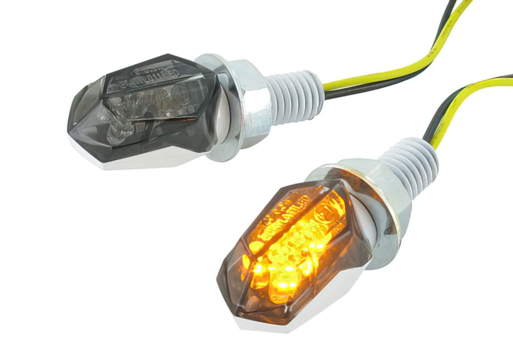 Str8 Indicator Led Mini Ii Black Line (White)