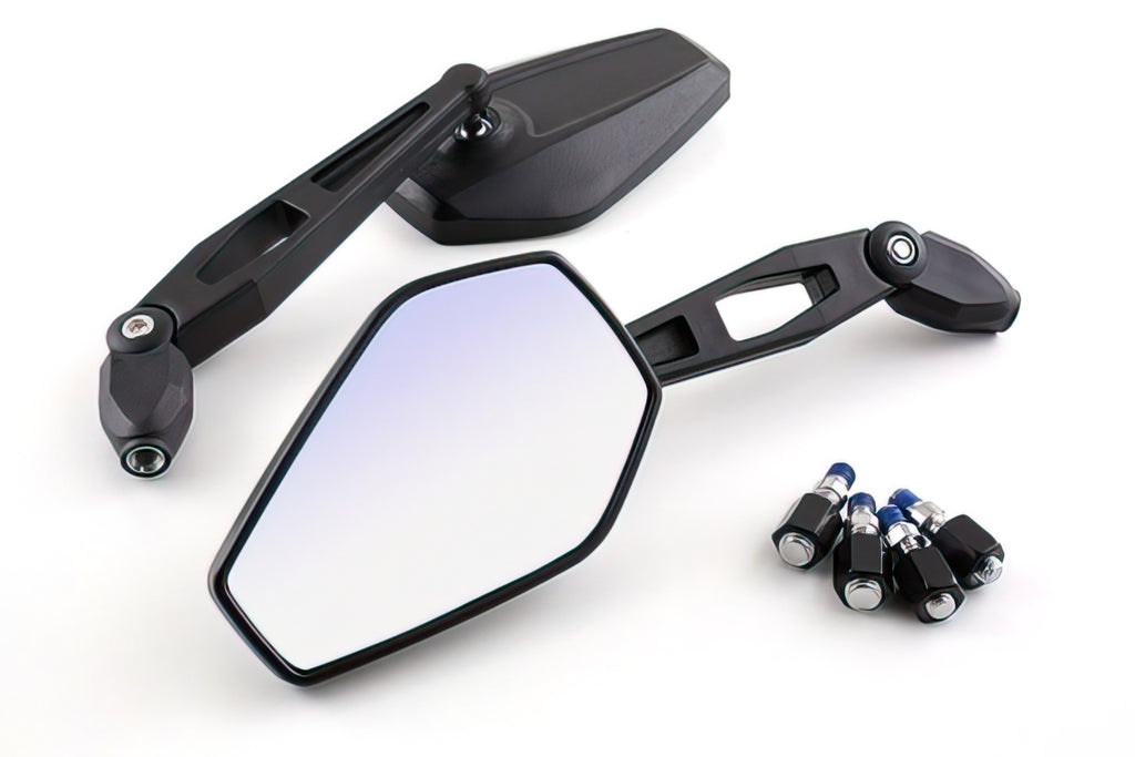STR8 Mirror Kit Black (M8 + M10 Adaptor)