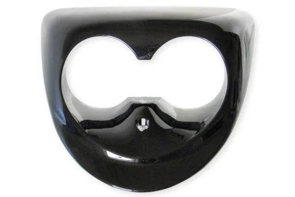 Black Twin Headlight Cover PGO Big Max - Cache phare double noir PGO Big Max - BM02097