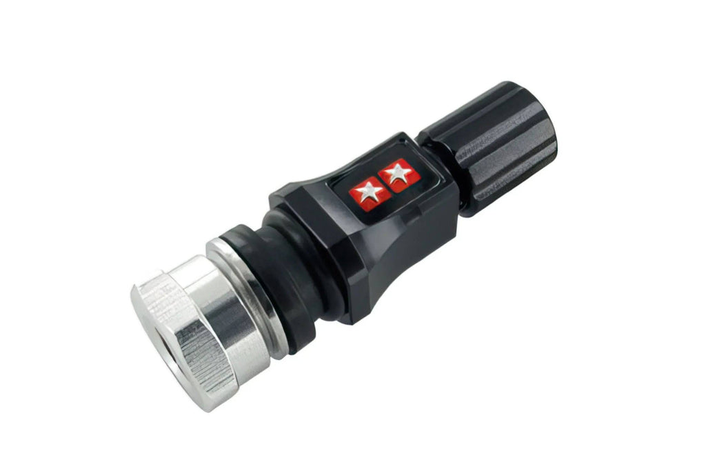 Stage6 Cnc Tire Valve Straight Black