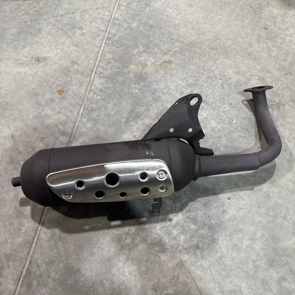 Exhaust Tecnigas Silent Pro Minarelli Horizontal (Support Brisé + Craqué)