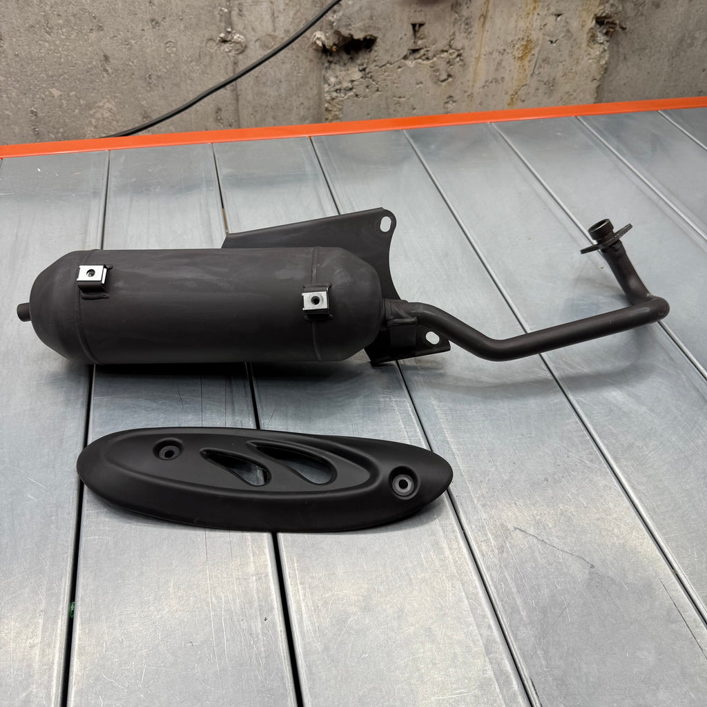 Exhaust Tecnigas Silent Pro Piaggio 4T 4V (Installé / Retourné)