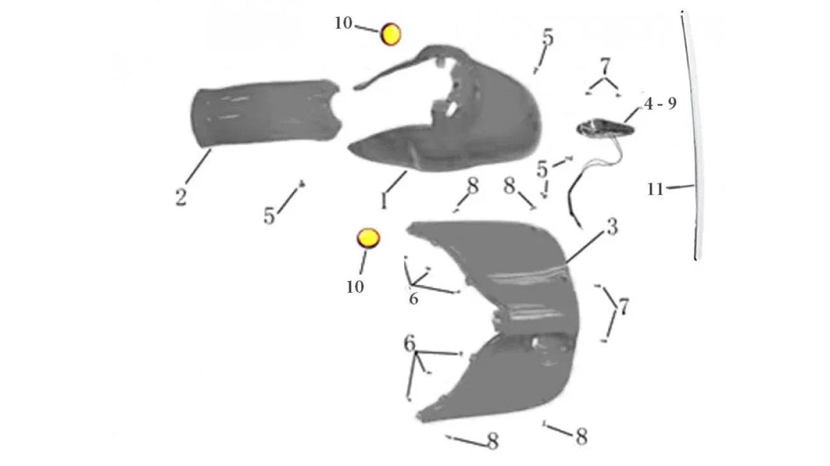 [2] ARRIÈRE D'AILE AVANT - FRONT WING REAR – Secret Import