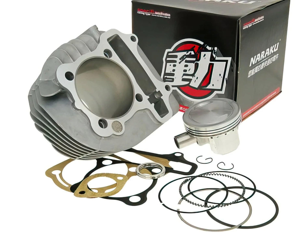 Cylinder Kit AC Naraku 180cc Forged Piston (63mm) for 125cc & 150cc - Kit Cylindre AC Naraku 180cc Piston Forgé (63mm) pour 125cc & 150cc - NK600.02F