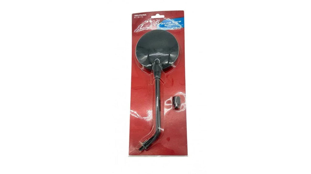 [33 ou 34] MIROIR NOIR ROND (GAUCHE OU DROIT) RF2-1-1 (SCOOTTERRE OEM)