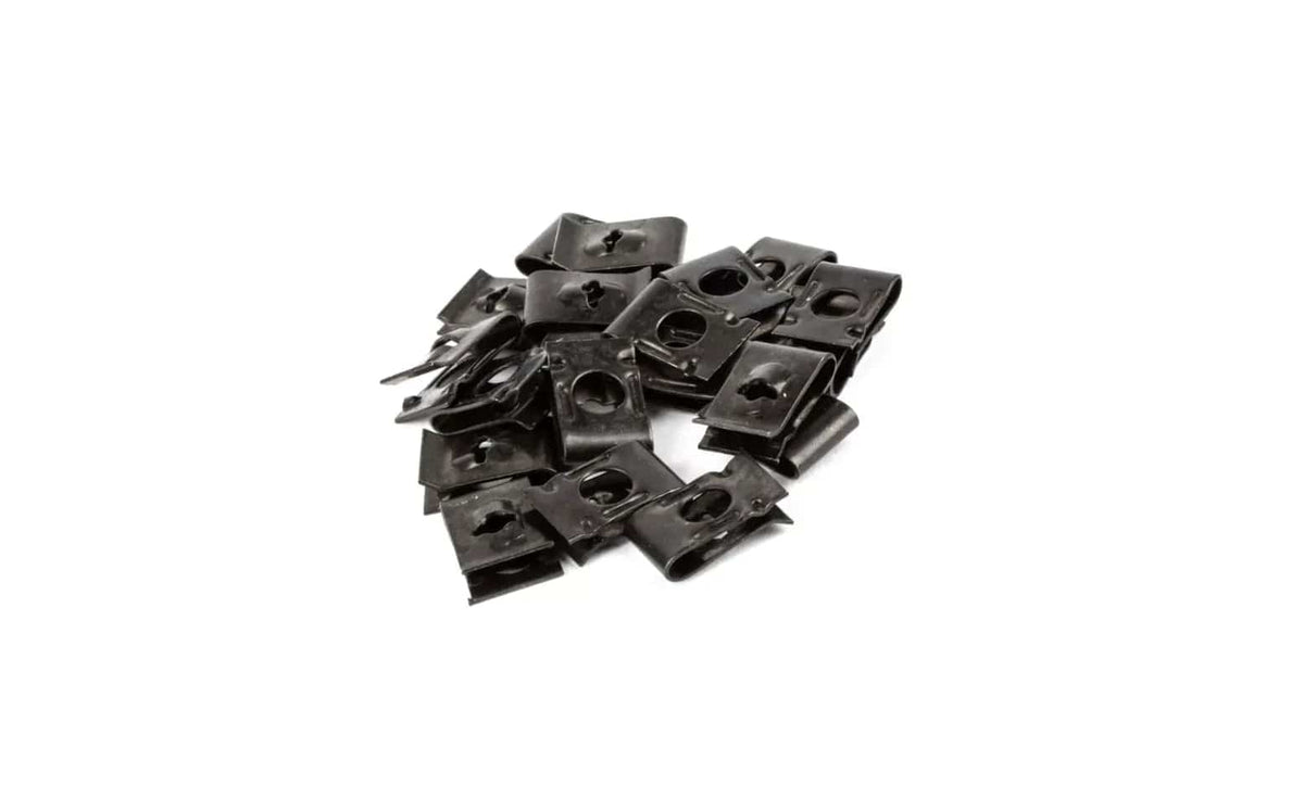 Black Fairing Clips (x10) M5 Screw - Kit de Clips de Carénage Noires ...