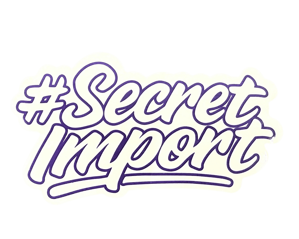 Secret Import Large Hashtag Stickers