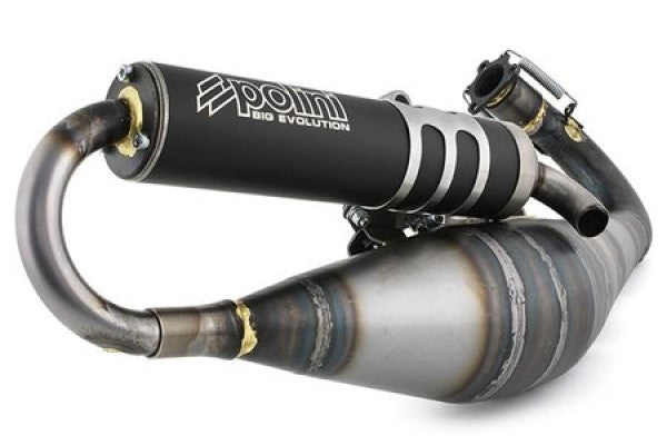 Exhaust Polini Big Evo 94CC Minarelli Horizontal - Pot d'échappement Polini Big Evo 94CC Minarelli horizontal - 200.0289