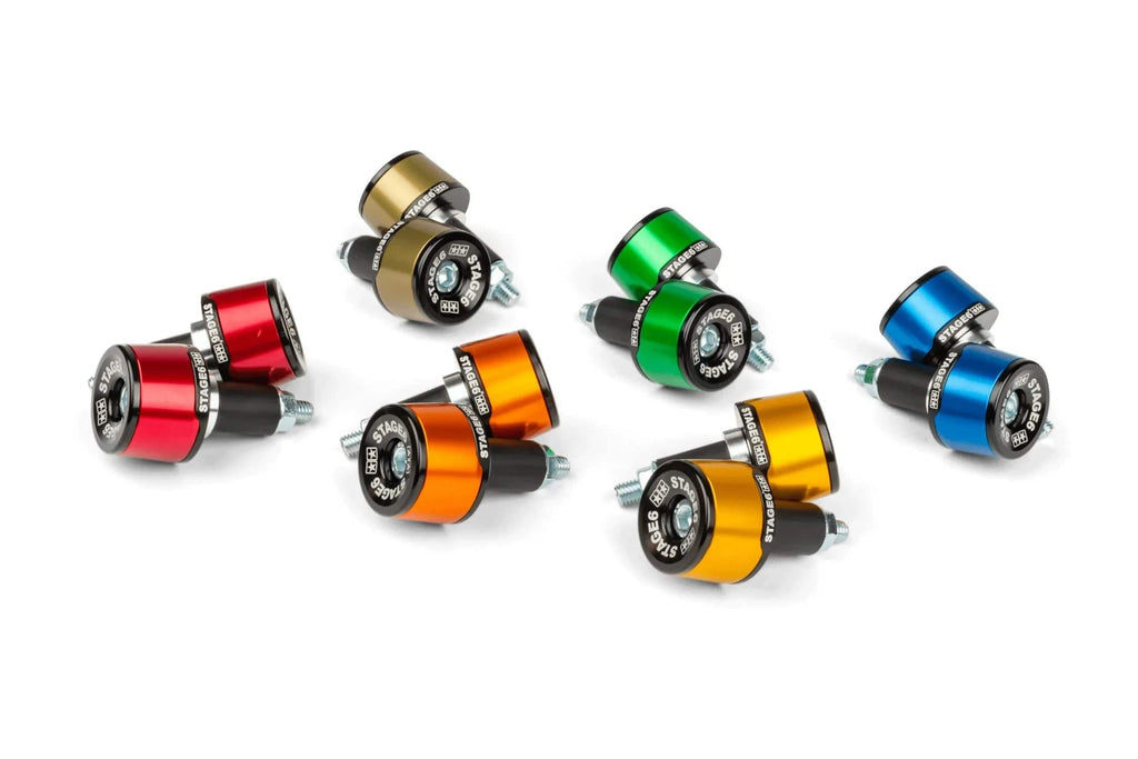 Handlebar End Caps Stage6 HQ - Embouts de guidon Stage6 HQ - S6-SSP120/HA / S6-SSP120/OR / S6-SSP120/YE / S6-SSP120/BL / S6-SSP120/GR / S6-SSP120/RE