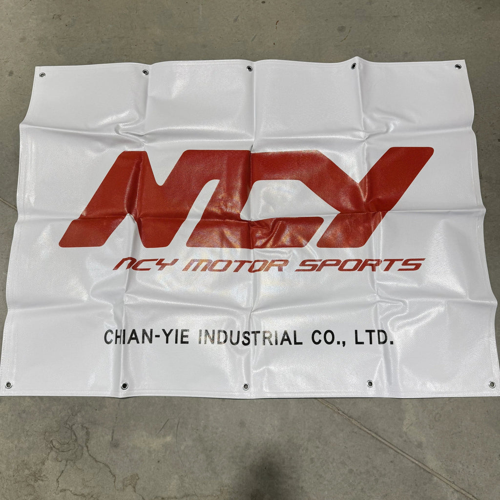 Banner NCY Motor Sports White