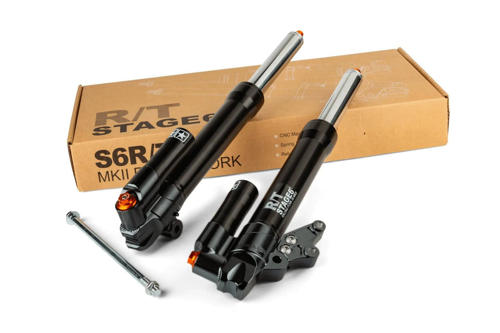 Black Front Fork Stage6 R/T MK2 - Fourche Avant Stage6 R/T Noir MKII S6-1450502/BK