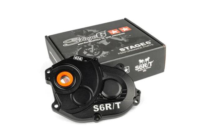 CARTER DE TRANSMISSION STAGE 6 R/T BOOSTER ET NITRO, NOIR S6-2216601