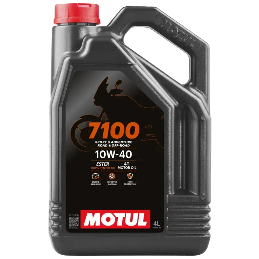 Huile Moteur Motul 7100 10W40 4T 100% Synthétique (4L)