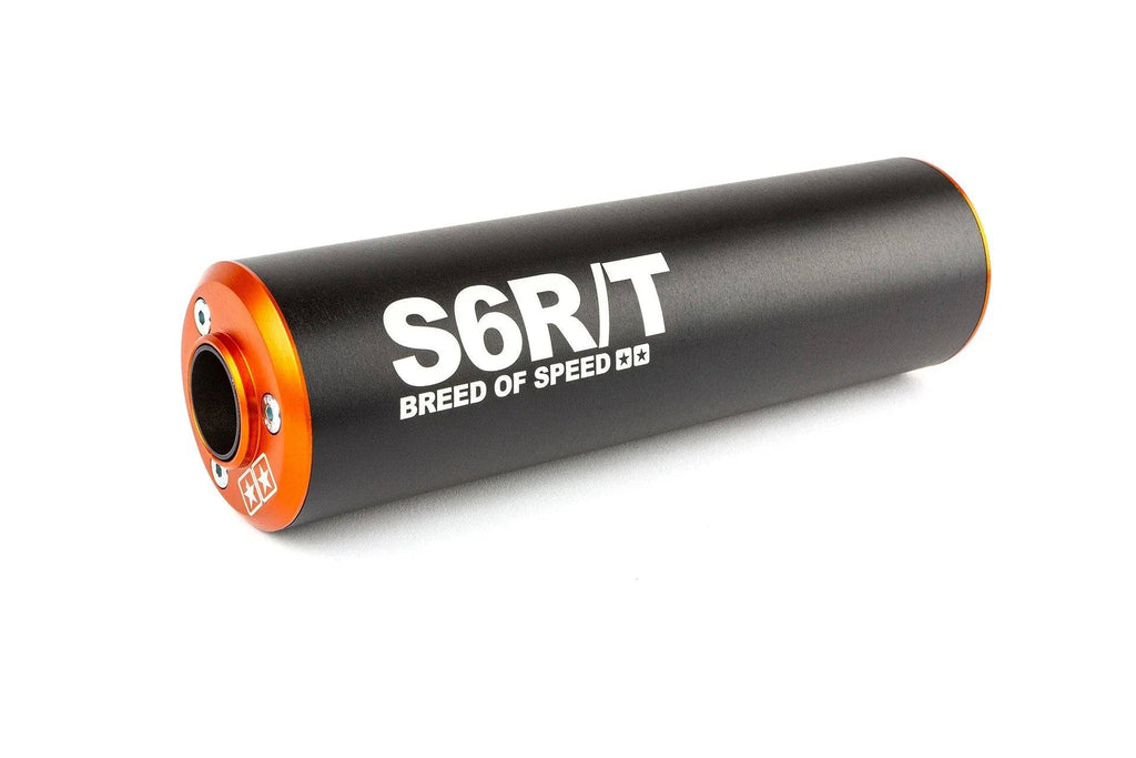 Silencer Stage6 R/T 80Cc // 100Cc (Drag Race Exhaust) Black / Orange