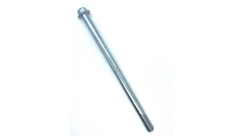 [7] AXE, ESSIEU DE ROUE AVANT CHROME (M12 X 220, TÊTE 14MM) RA4-1-1 (SCOOTTERRE OEM)