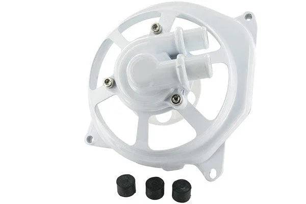 Str8 Water Pump Cover Extreme Cut Minarelli Horizontal White