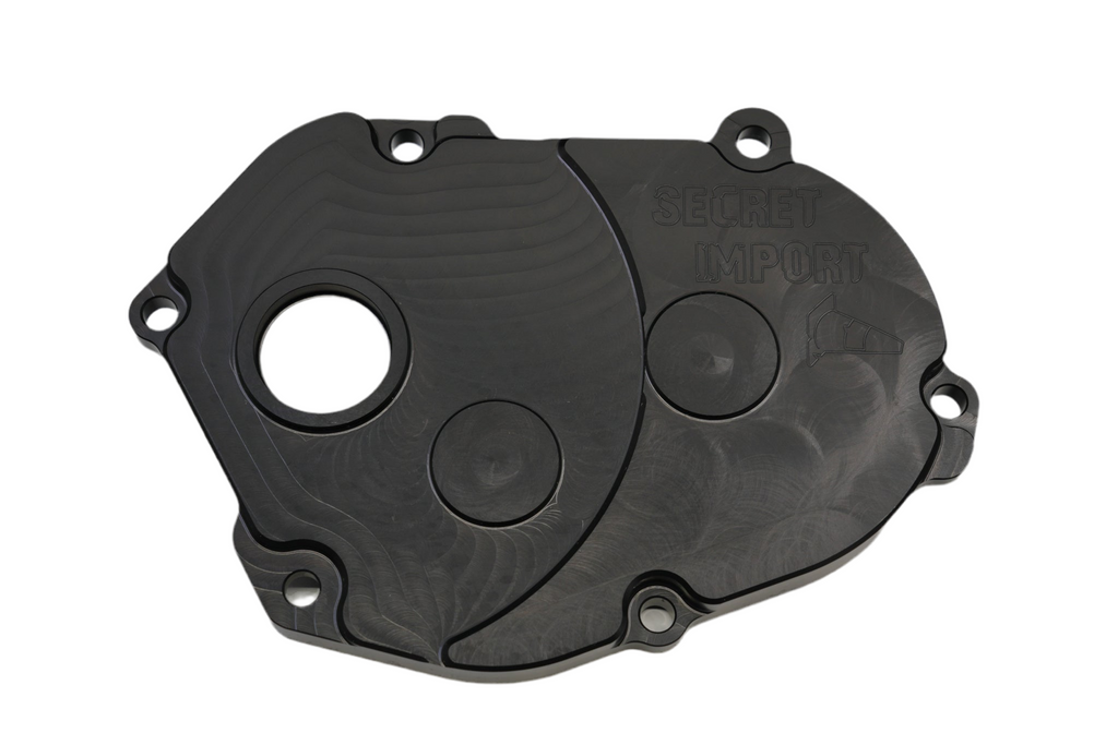 Black High Quality Secret Import CNC Gearbox Cover (BWS/ZUMA 2002-2011) GEARBOX