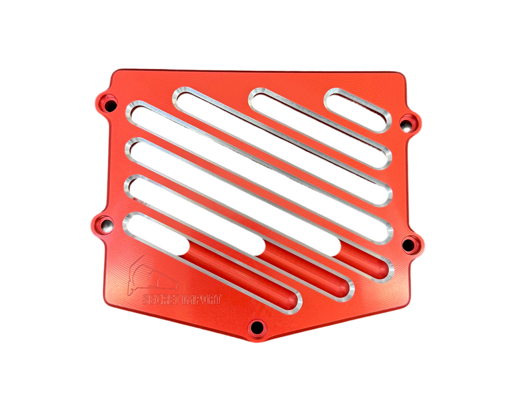 Radiator Cover Red V2 CNC (Bws/Zuma 50F & 50X) 2012+