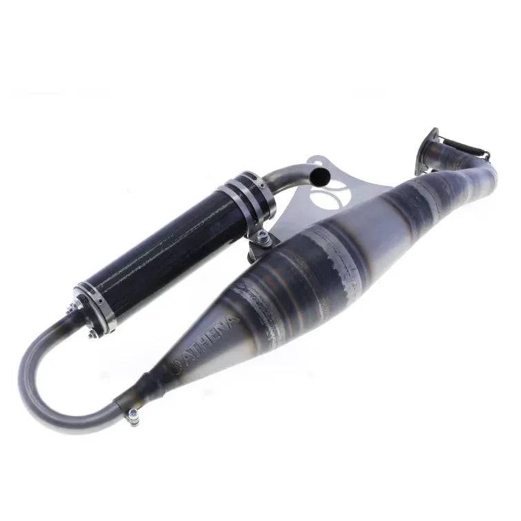 Exhaust System Athena Race Carbon 70cc Minarelli Horizontal ...