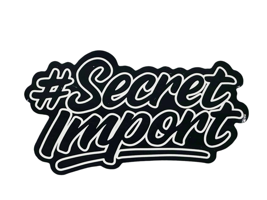 Secret Import Large Hashtag Stickers