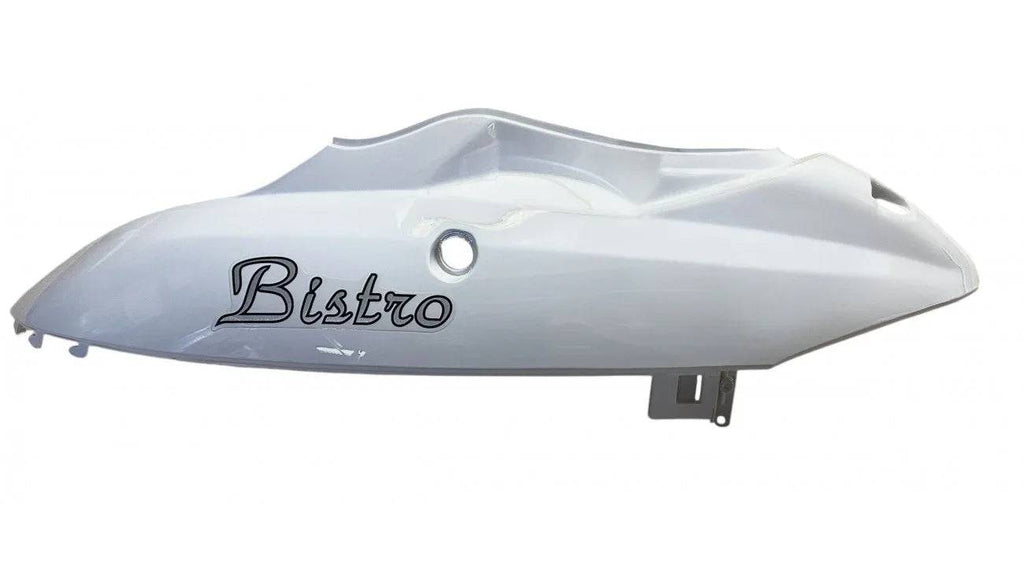 [357] PIÈCE DE PROTECTION GAUCHE HAUT BLANC 2021-2022 SEO1-2-2 (SCOOTTERRE OEM)