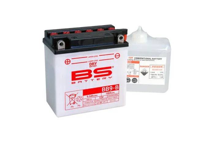 BB9-B 12V Battery With Acid Pack - Batterie 12V BB9-B Avec Pack d'Acide - BS-BB9-B