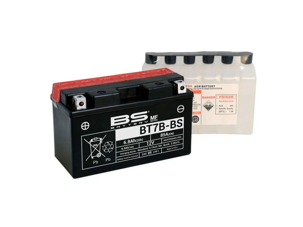 BT7B-BS Batterie Bws 125cc 4 temps Battery YW125cc
