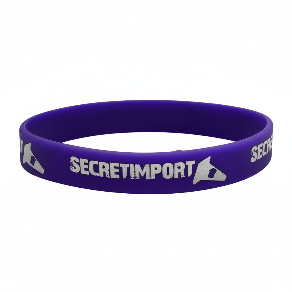 Bracelet en Caoutchouc Mauve Secret Import