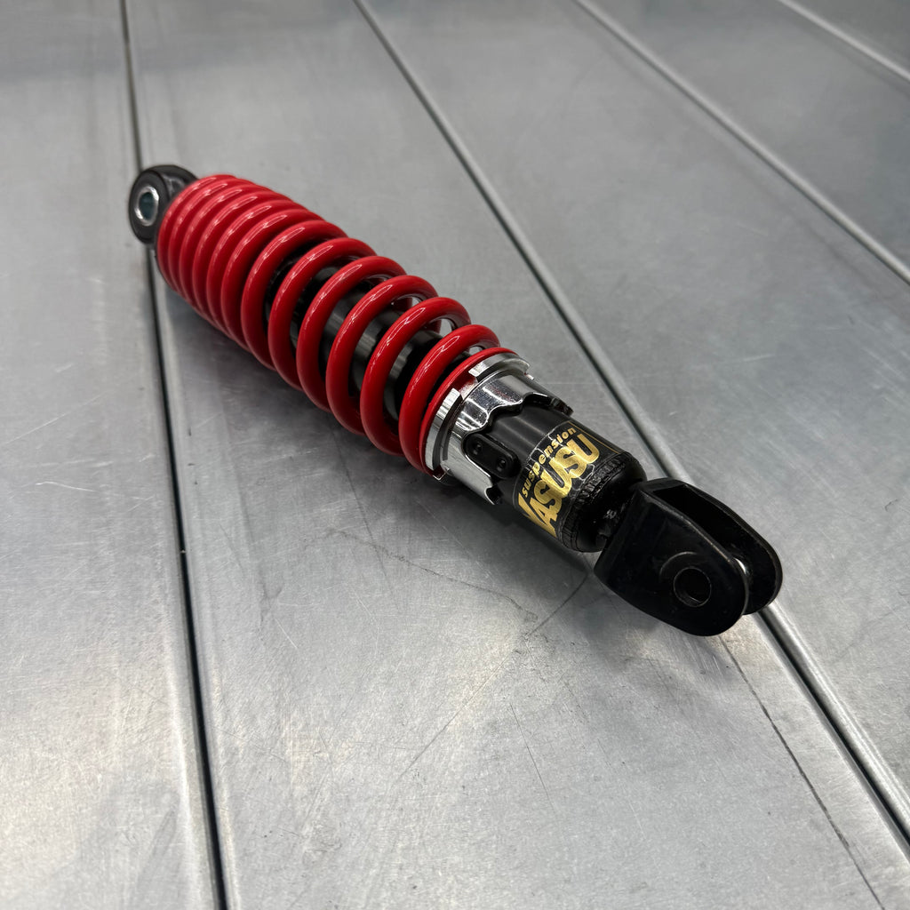 Rear Shock Absorber Yasusu T1 Red (245mm) Installé / Retourné