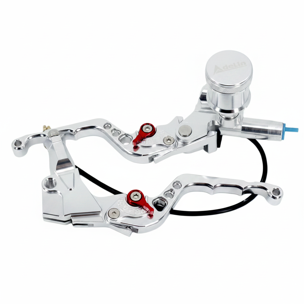 CNC Billet Controls Levers Set Adelin Aluminium (Hydraulic & Cable)