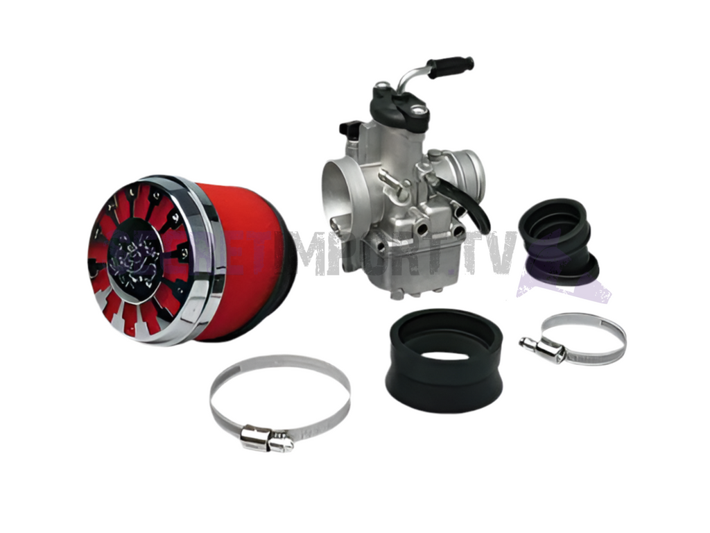 These systems have been specially designed and calibrated for high-performance engines. MALOSSI is a leader in the design and production of special fuel systems for motorcycles and scooters. The carburetors are customized for each vehicle based on the specific characteristics of the engine and air intake, and are perfectly calibrated to dose the air-fuel mixture under all power conditions.