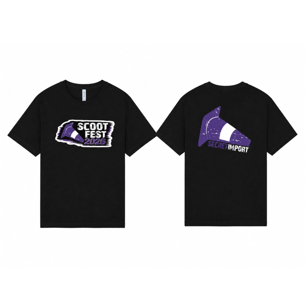 Secret Import T-shirt Scootfest 2026 Edition