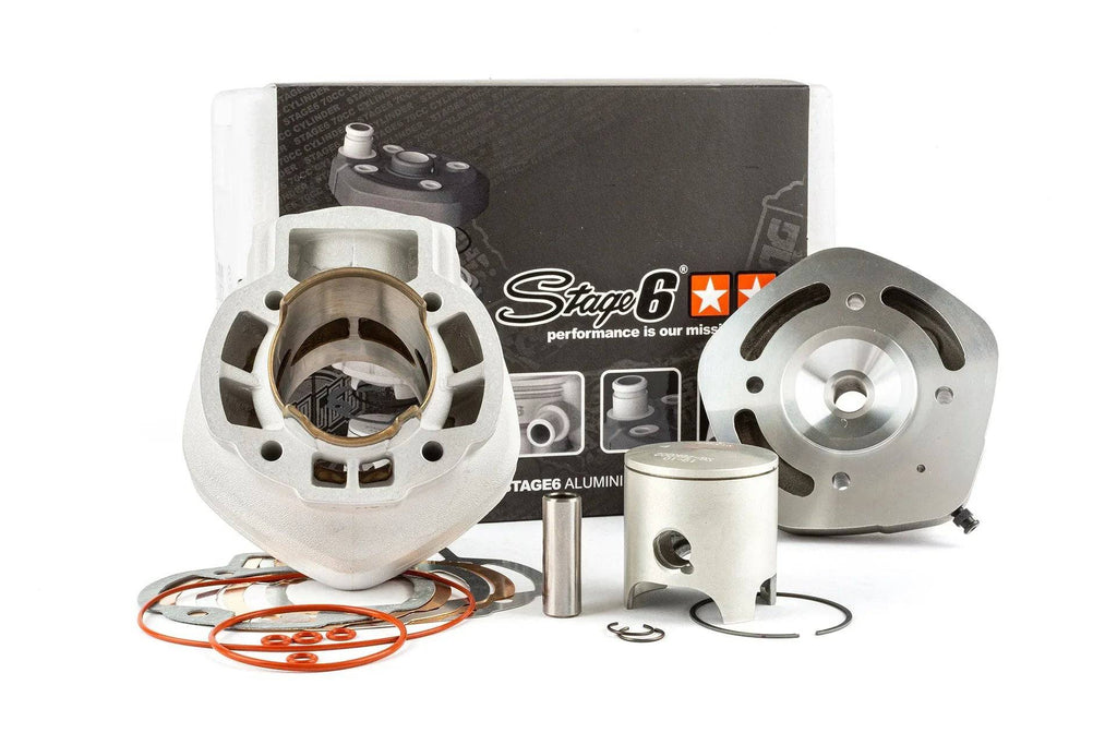 Cylinder Kit LC Stage6 Racing MKII 70cc 12mm Piaggio - Kit Cylindre LC Stage6 Racing MKII 70cc 12mm Piaggio - S6-7414004