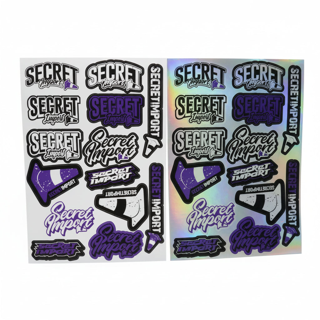 Feuilles de Stickers Secret Import
