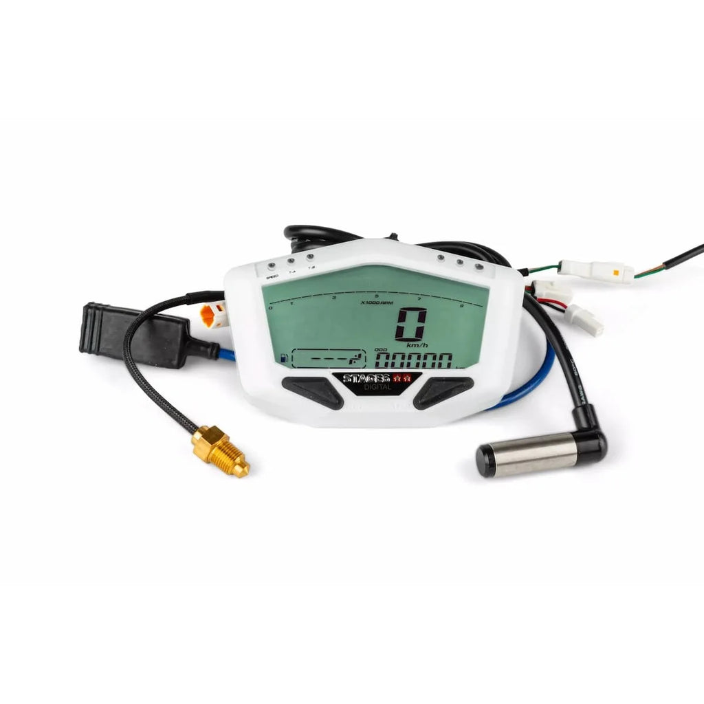 Digital Speedometer Stage6 R/T MK2 (White) - S6-4081/WH