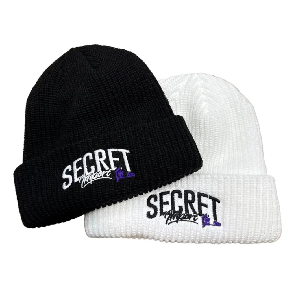 Classic Lined Beanie Secret Import