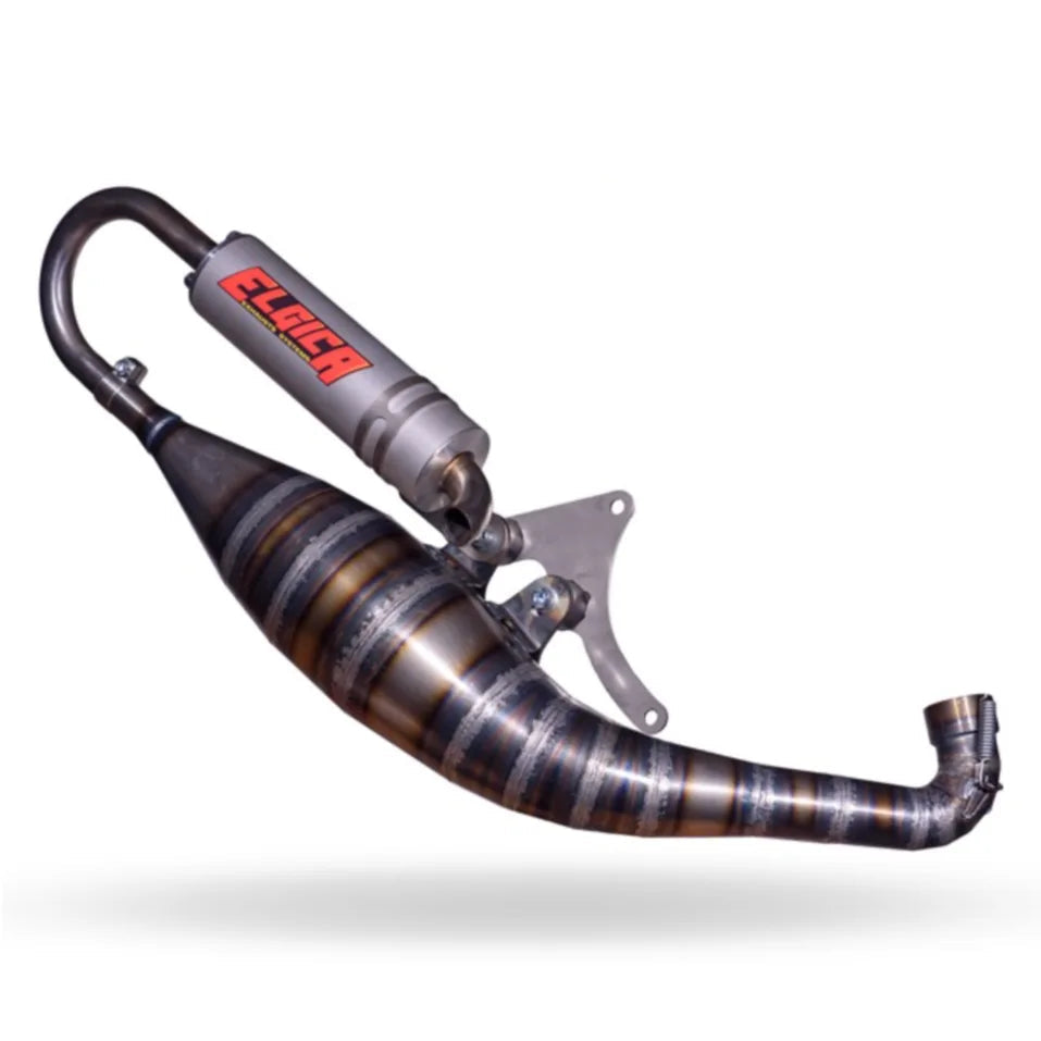Échappement ELGICA Malossi Testa Rossa 70cc pour Minarelli Horizontal C-One - MM18-L000
