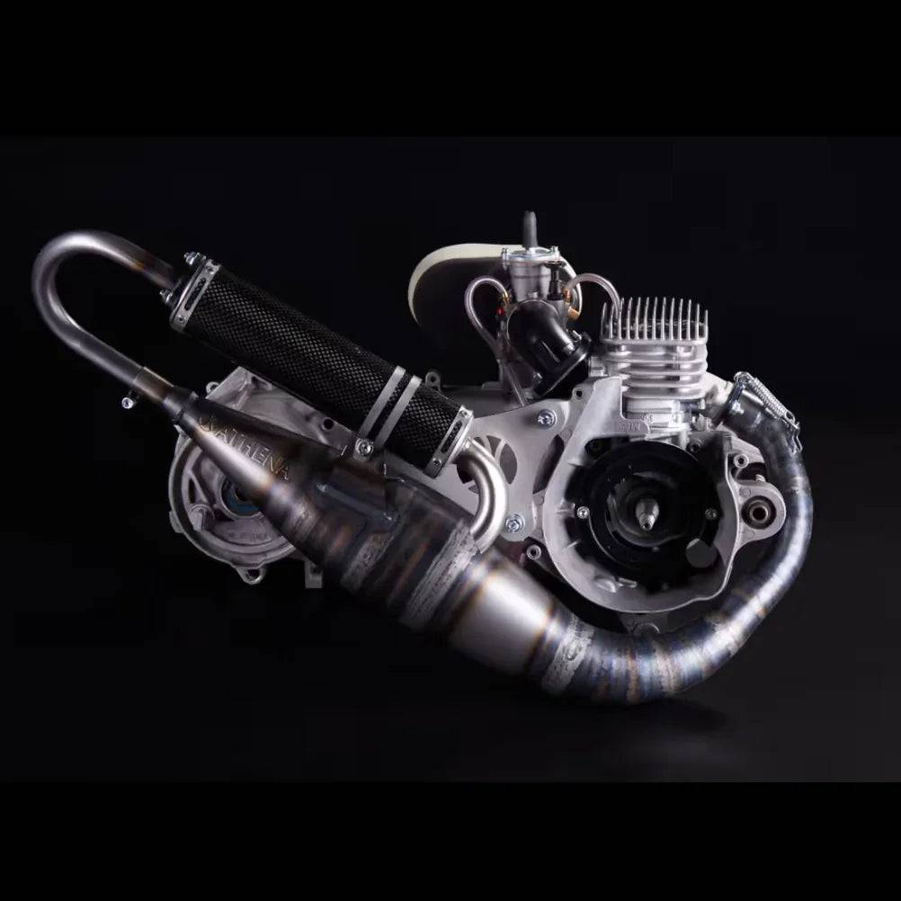 Exhaust System Athena Race Carbon 70cc Minarelli Vertical P400485120011 ...