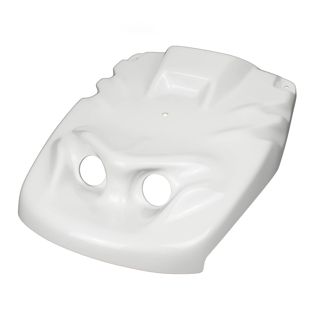 Face avant Greenwood 2 blanche en fibre de verre pour Yamaha BWS / Zuma 50 2002-2011